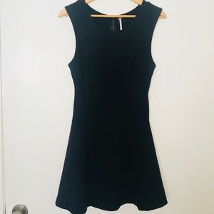 Free People Fit and Flare Black Dress
